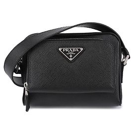 Prada Borsa a tracolla da uomo in pelle Saffiano