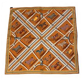 Hermes Carre90 Seidentuch Double Face - Hermès