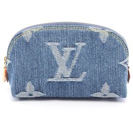 Louis Vuitton Pochette Cosmetique PM Monogram Denim Pochette