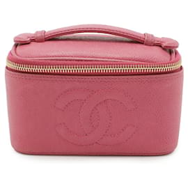 Beauty case in pelle caviar Chanel