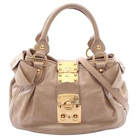 Borsa a 2 vie in pelle Miu Miu