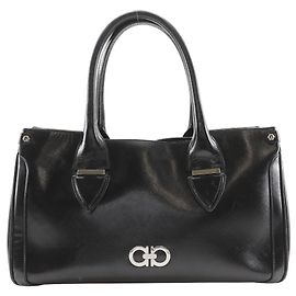 Salvatore Ferragamo Gancini Kalbsleder Tote Bag