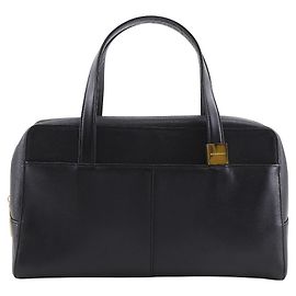 Borsa a mano in pelle granulata Burberry