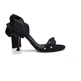 Dolce & Gabbana Sandali in raso trapuntato con lacci