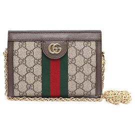 Gucci Mini borsa a tracolla con catena Ophidia e crossbody