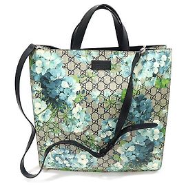 Gucci Tote GG Supreme Canvas Bloom Print
