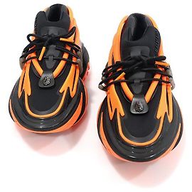 Balmain Sneakers Unicorn da uomo in Neoprene Nero Capskin