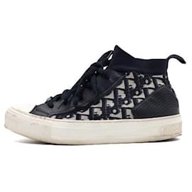 Sneakers con platform Walk'n'Dior Oblique Deep Blue da donna