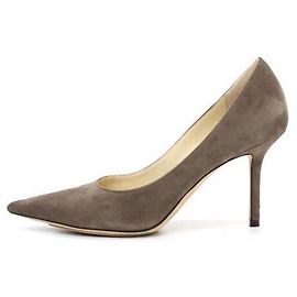 Jimmy Choo Décolleté in scamosciato marrone da donna