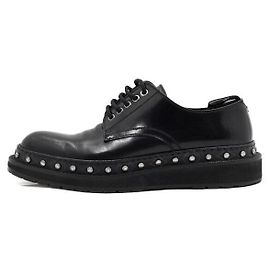 Louis Vuitton Scarpe Derby con monogramma e borchie nere
