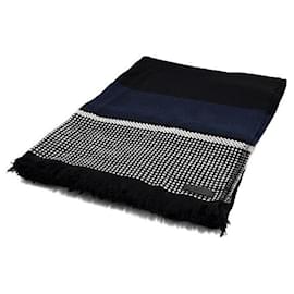 Hermès Sciarpa unisex in cashmere nero