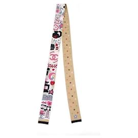 Sciarpa in seta con stampe multiple Season - Chanel
