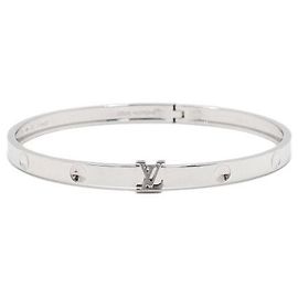 Louis Vuitton Bracciale rigido Empreinte in oro bianco