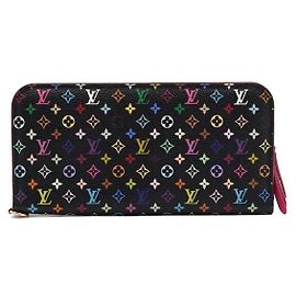 Louis Vuitton Portafoglio Long Insolite Monogram Murakami Black Multi