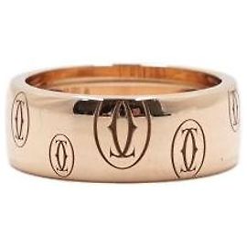 Cartier Happy Birthday Double Logo Large Ring