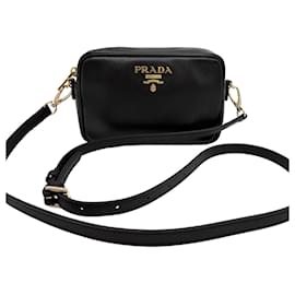 Mini Crossbody Saffiano Nero - Prada