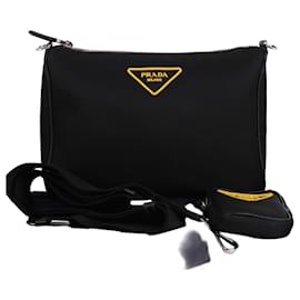 Prada Borsa a tracolla Tessuto Triangle Logo Multi-Strap