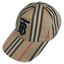 TB Cap mit Monogramm-Motiv und Icon-Streifen Beige Unisex - Burberry