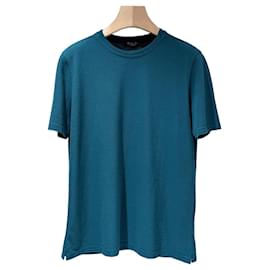 Loro Piana Kurzärmeliges Cashmere-T-Shirt mit Rundhalsausschnitt