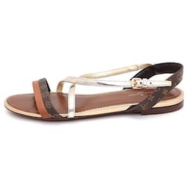 Louis Vuitton Sandali con fascia Monogram Landscape