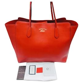 Gucci Borsa a tracolla shopper Swing Red