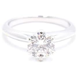 Tiffany & Co Platin Diamant Karat Ehering Größe