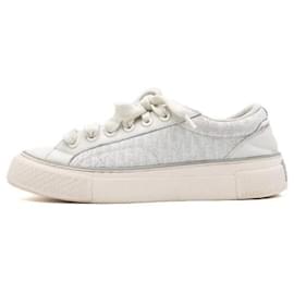 Sneakers da uomo in pelle di vitello liscia Oblique bianco - Dior