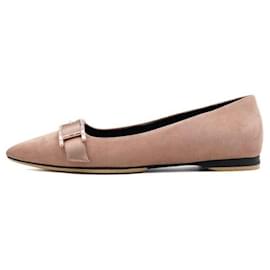 Ballerine DOUCE in scamosciato rosa - Hermès