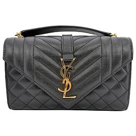 Saint Laurent Pequena bolsa de ombro com corrente Monogram