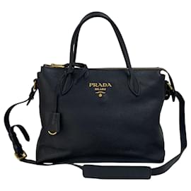 Prada Tote e borsa a tracolla in Vitello Daino