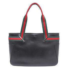 Gucci Borsa Tote e Borsa a Spalla in Pelle Tricolore
