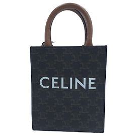 Céline Bolso Bandolera Cabas Vertical Mini Triumph Tote Brown