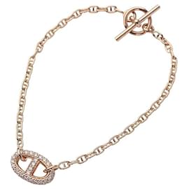Bracciale Chandal Diamond SH Rose Gold Blue Stone - Hermès
