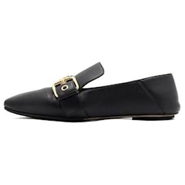 Mocassini flat Baya in pelle nera con monogramma da donna - Louis Vuitton
