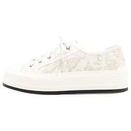 Sneaker con platform bordato da donna WalknDior