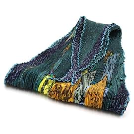 Sciarpa in seta plissettata multicolore da donna - Hermès