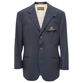 Loro Piana Veste équestre bleu marine pour homme