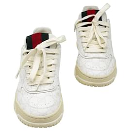 Zapatillas de lona blancas para mujer - Gucci