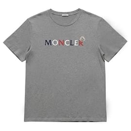 T-Shirt für Herren in Melange Gray - Moncler