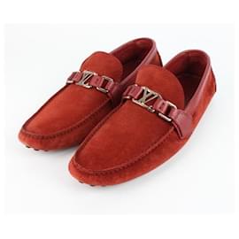 Louis Vuitton Mocassino Hockenheim in scamosciato rosso