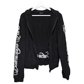Chaqueta con capucha y cremallera lavada - Balenciaga