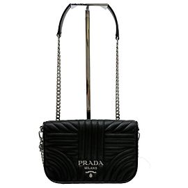 Prada Borsa a tracolla Diagram Chain Black