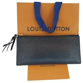 Cartera Adele Double Zipper para Mujer en Empreinte Monogram Navy - Louis Vuitton