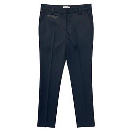 Brunello Cucinelli Pantalones Slim Fit Gris Carbón