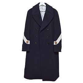 Gucci Leopard Patch Wool Cashmere Coat