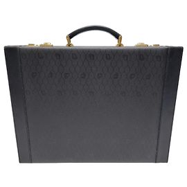 Dior Valigetta Honeycomb Attache Nera e Oro