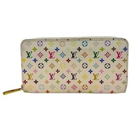 Cartera Zippy Monogram Multicolor White - Louis Vuitton