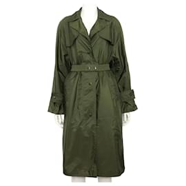Moncler Gabardina de nylon Rutilicus para mujer, color Khaki
