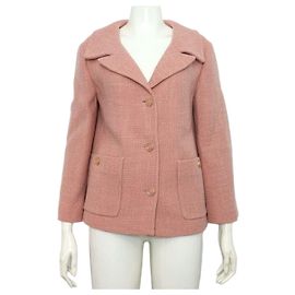 Gucci Chaqueta de tweed de lana ligera con efecto llama para mujer