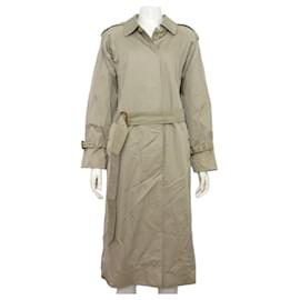 Burberry Beiger Trenchcoat für Damen aus Baumwollmischung mit Gürtel